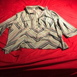 Ladies multi color blouse